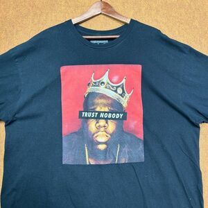 The Notorious B.I.G. Biggie Smalls Men's 2XL Trust Nobody Oversized Tee T-Shirt